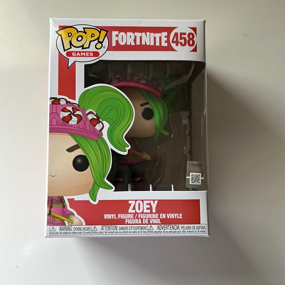 Funko Pop Fortnight 458 Zoey vinyl Figure
